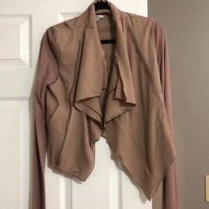 Light pink light jacket